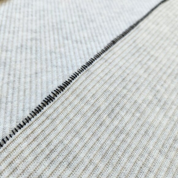 Rag & Bone The Knit Ribbed Dress Long Sleeve Grey Cute Soft Sporty Comfy Small - Picture 5 of 9